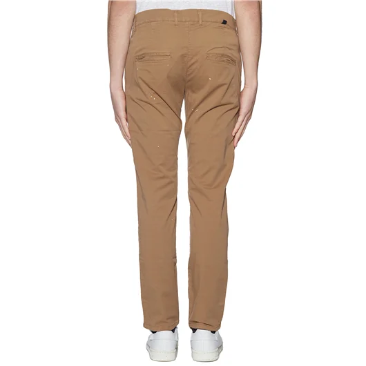 DANIELE ALESSANDRINI PANTALONE CHINO IN COTONE Qualità Garantita