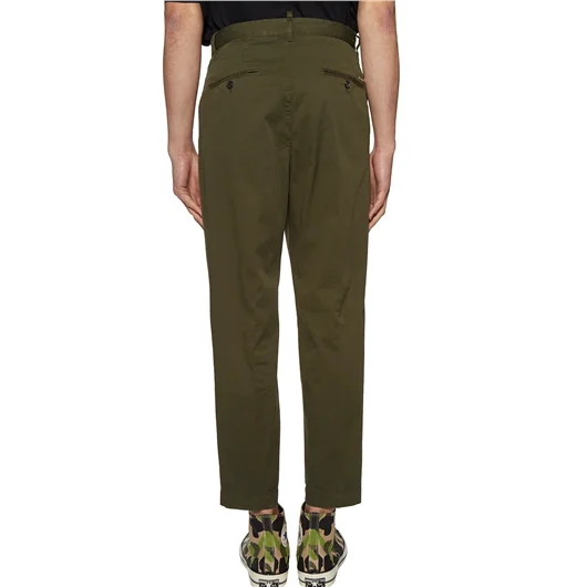 DSQUARED PANTALONE IN COTONE 2 PLEATS FIT Shopping Online