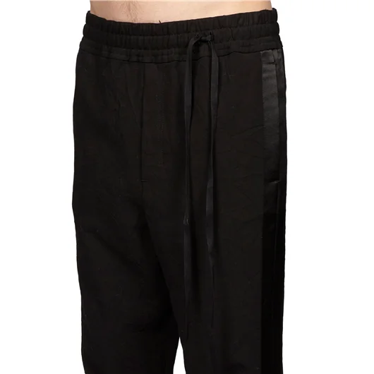 DAMIR DOMA PANTALONE IN COTONE CON REVERS IN RASO Sottocosto