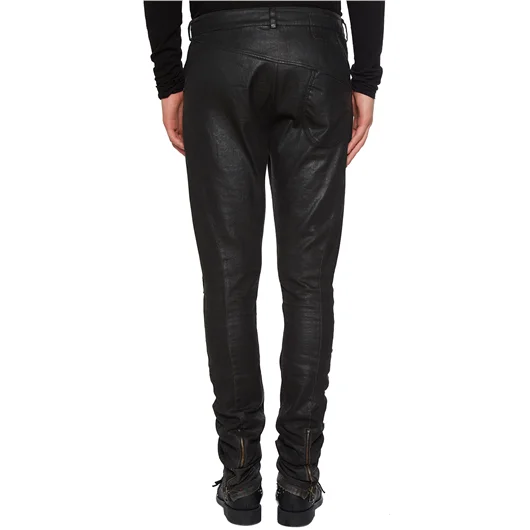 NOSTRASANTISSIMA PANTALONE IN DENIM SLIM SPALMATO Online