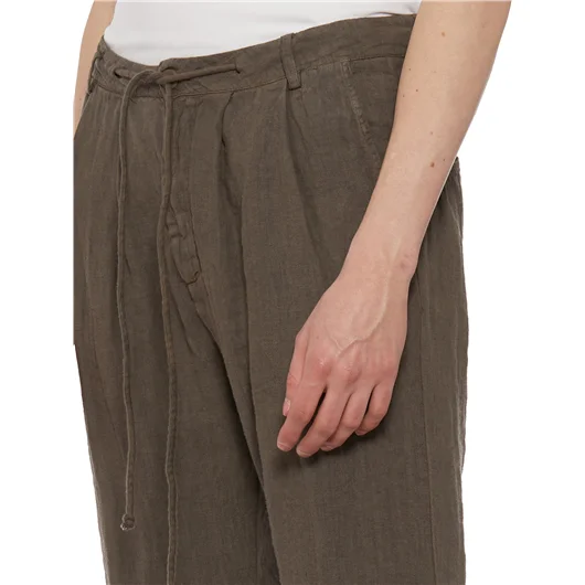 DAUB PANTALONE IN LINO Saldi Di Fabbrica