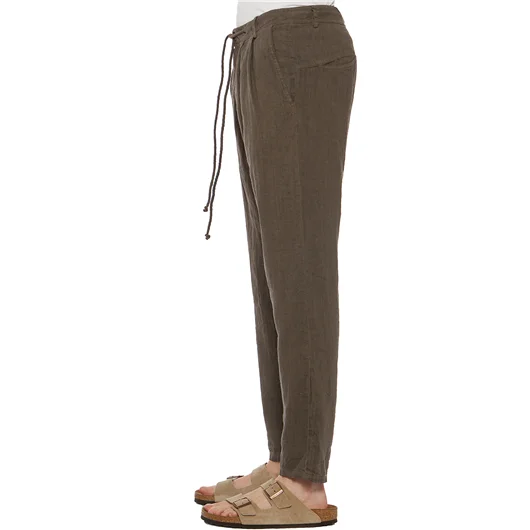 DAUB PANTALONE IN LINO Saldi Di Fabbrica