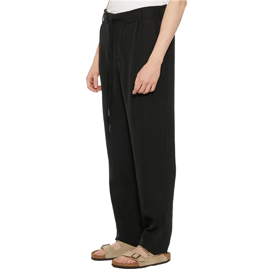 ANDREA YA'AQOV PANTALONE LOOSE FIT IN VISCOSA Black Friday