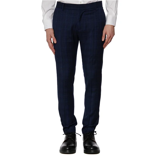 DANIELE ALESSANDRINI PANTALONE SLIMATO IN CHECK Offerta temporanea