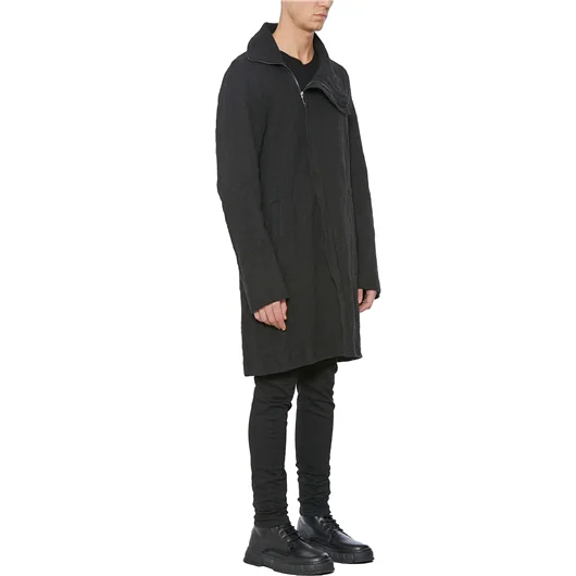 DAUB PARKA ASIMMETRICO IN COTONE E LANA Super Saving Price