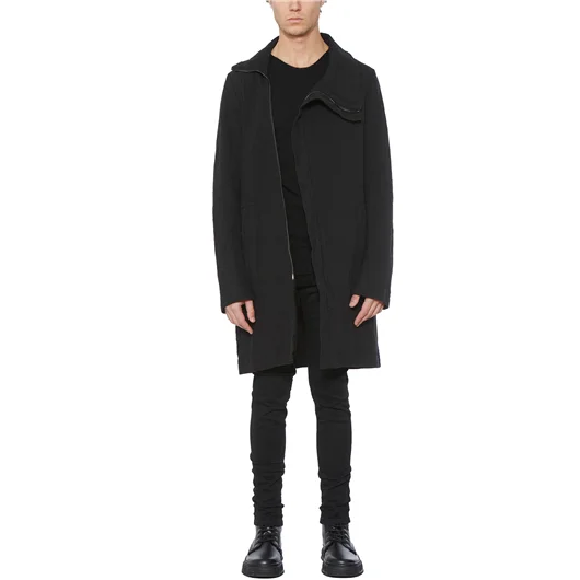 DAUB PARKA ASIMMETRICO IN COTONE E LANA Super Saving Price
