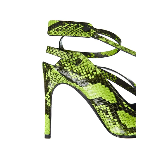 OFF-WHITE CO VIRGIL ABLOH SANDALO PITONATO CON CINTURINO Only for today