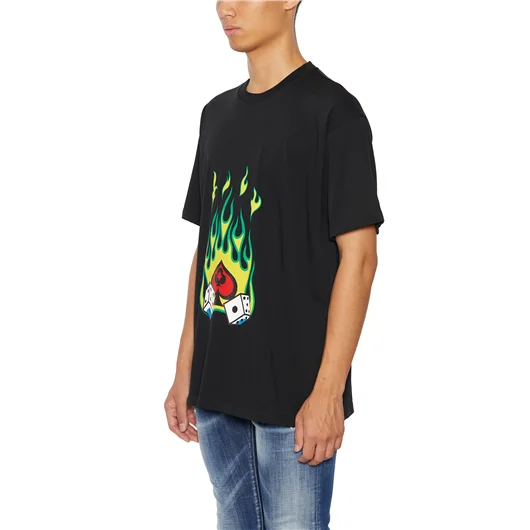 JUST DON T-SHIRT GIROCOLLO IN COTONE Qualità Garantita