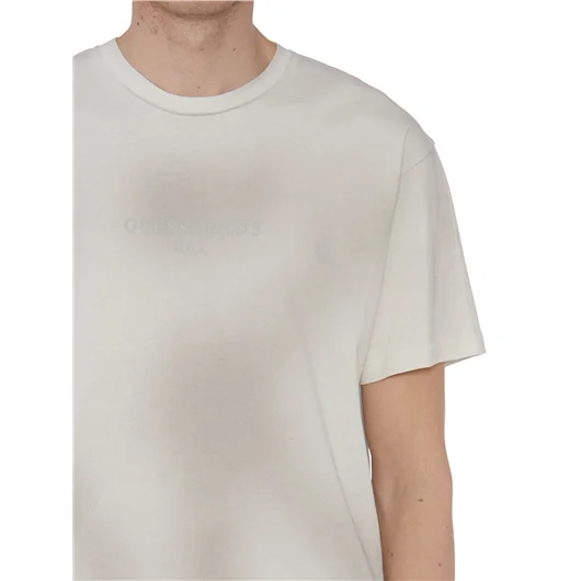 GUESS USA T-SHIRT GIROCOLLO IN COTONE Sottocosto