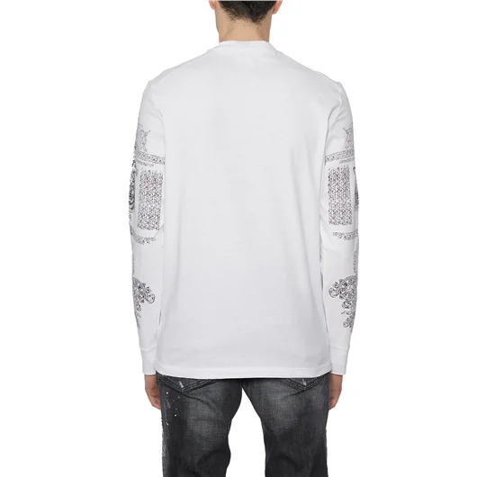DSQUARED T-SHIRT IN COTONE CON STAMPA Offerte