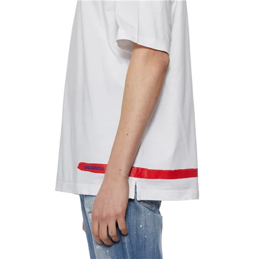 DSQUARED T-SHIRT IN COTONE CON STAMPA Hotsell