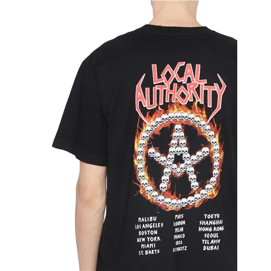 LOCAL AUTHORITY T-SHIRT IN COTONE TRI SKULL O SHOP Shopping online