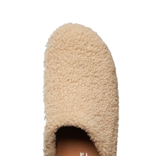FIGURE DECORATIVE ZOCCOLI IN SHEARLING E LEGNO Bestseller