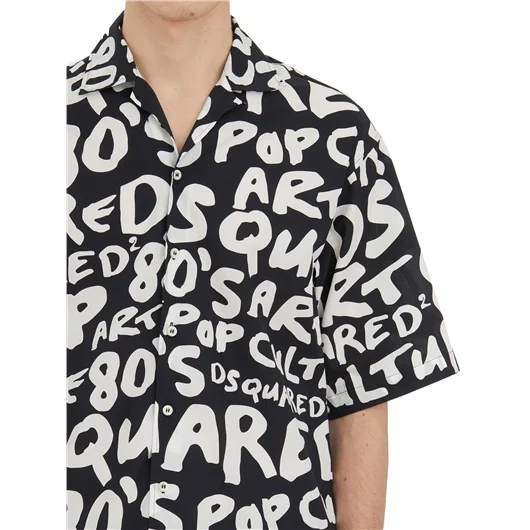 DSQUARED CAMICIA BOWLING STAMPA ALLOVER Offerte speciali