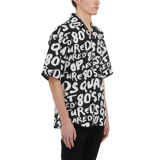 DSQUARED CAMICIA BOWLING STAMPA ALLOVER Offerte speciali