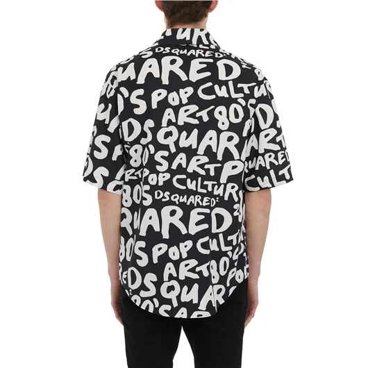 DSQUARED CAMICIA BOWLING STAMPA ALLOVER Offerte speciali