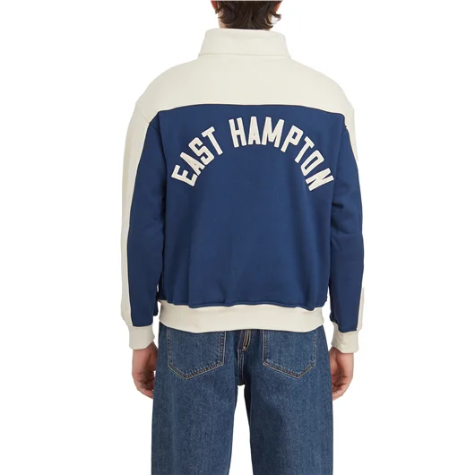 RHUDE FELPA MEZZA ZIP LOGO Rilascio limitato