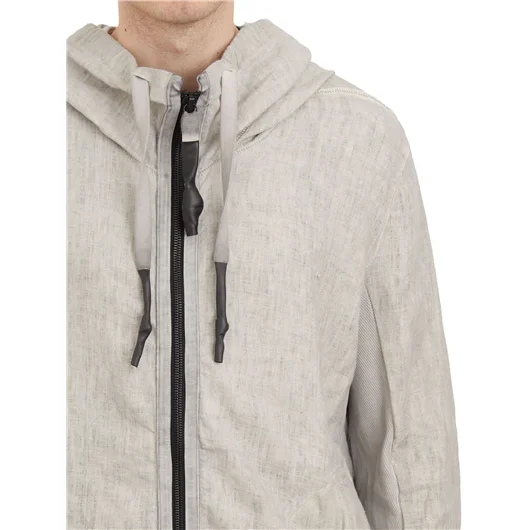 69 BY ISAAC SELLAM FELPA CON ZIP E CAPPUCCIO ACQUISTA ORA