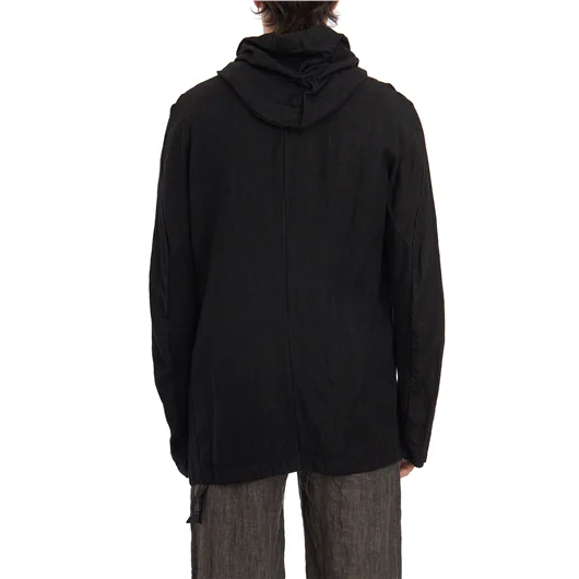 69 BY ISAAC SELLAM FELPA COLLO CON ZIP E CAPPUCCIO Latest stili