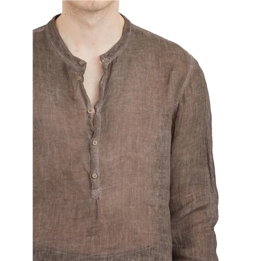 POEME BOHEMIEN CAMICIA SERAFINO IN LINO In vendita