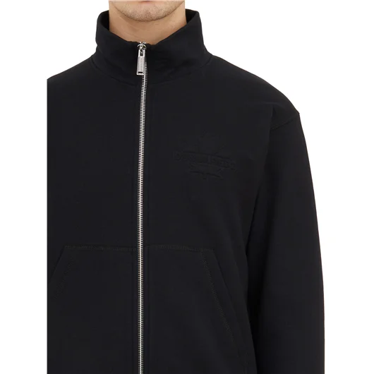 DSQUARED FELPA IN COTONE CON ZIP Nuova