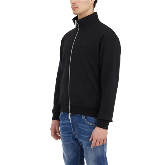 DSQUARED FELPA IN COTONE CON ZIP Nuova