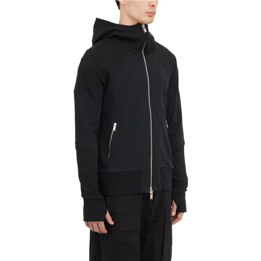 THOM KROM FELPA CON CAPPUCCIO E ZIP Flash Sale