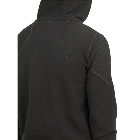 THOM KROM FELPA CON CAPPUCCIO E ZIP Fornitura limitata