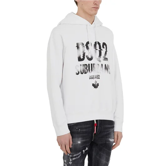 DSQUARED FELPA CON CAPPUCCIO Vendite stagionali