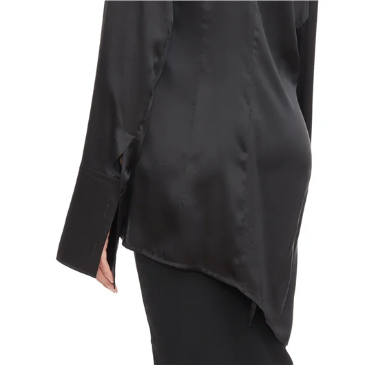 ANN DEMEULEMEESTER CAMICIA JOTIE IN SATIN Offerta Giorno del Papà