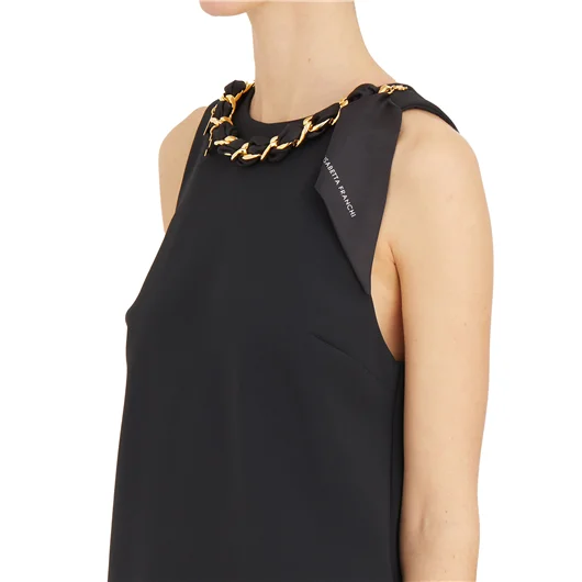 ELISABETTA FRANCHI ABITO MINI IN CREPE STRETCH Ultimi due giorni
