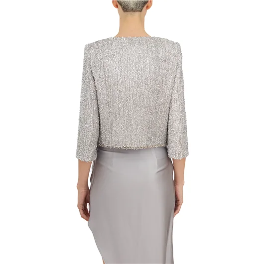 ELISABETTA FRANCHI GIACCA IN TWEED LUREX Solo un giorno rimasto