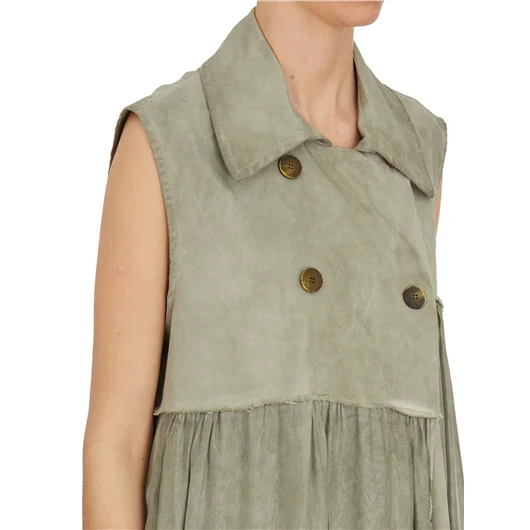 SANCTAMUERTE GILET LUNGO COMBINATO Officina