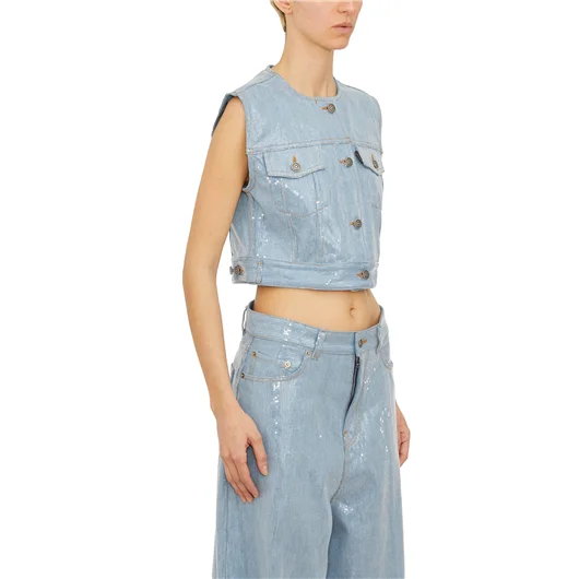 HAIKURE GILET CON PAILLETTES MOD. JUDY