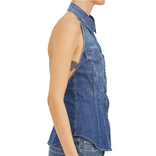 DONDUP GILET IN DENIM Duty-free