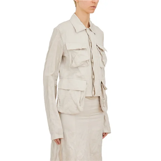 ANN DEMEULEMEESTER CARGO JACKET ULTRA LIGHT Italia