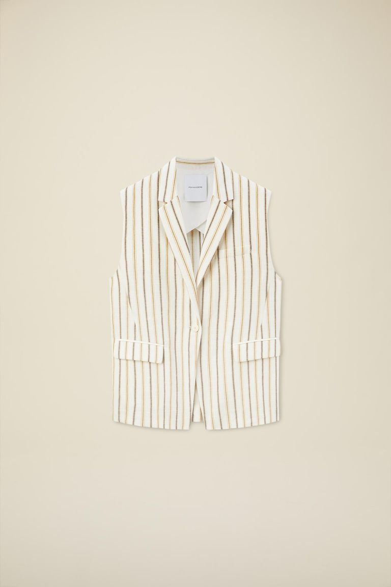 Pomandere Gilet rigato 2025