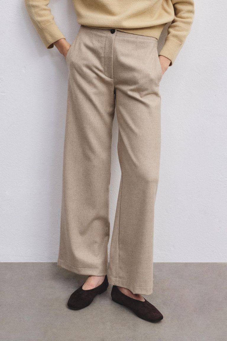 Pomandere Pantalone iconico in flanella misto lana Vendite Flash