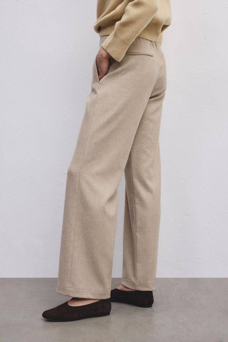 Pomandere Pantalone iconico in flanella misto lana Vendite Flash
