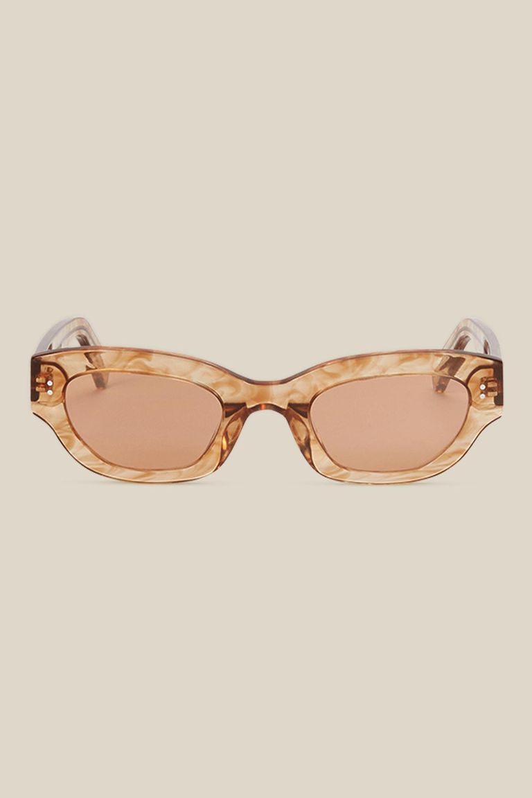 Pomandere Occhiale da sole "Bitter" in acetato color ruggine Negozio