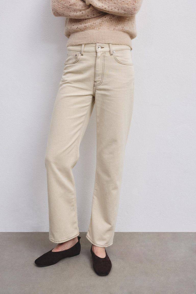 Pomandere Pantalone 5 tasche in bull denim In Saldo