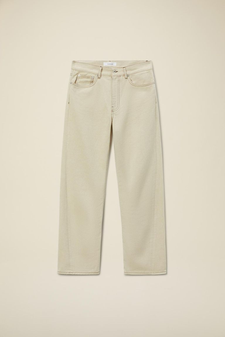 Pomandere Pantalone 5 tasche in bull denim In Saldo