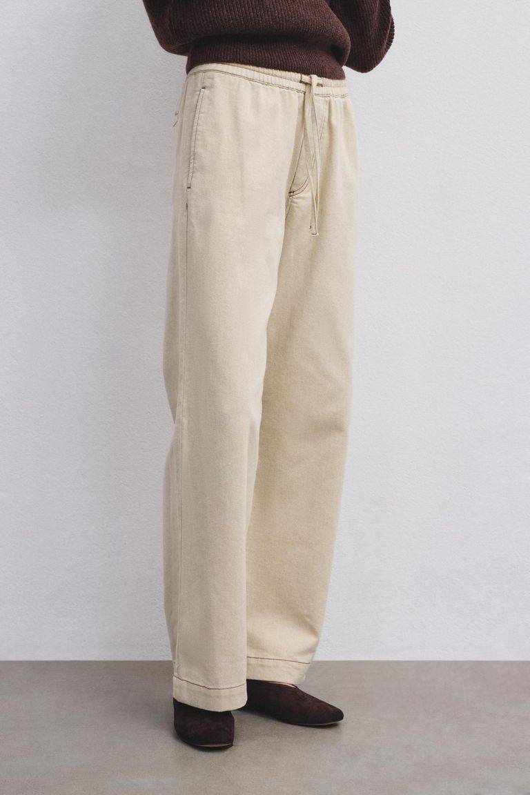 Pomandere Pantalone in bull denim Promozione