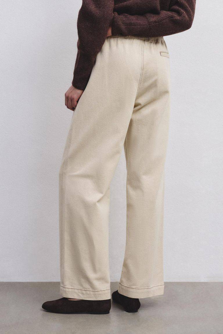 Pomandere Pantalone in bull denim Promozione