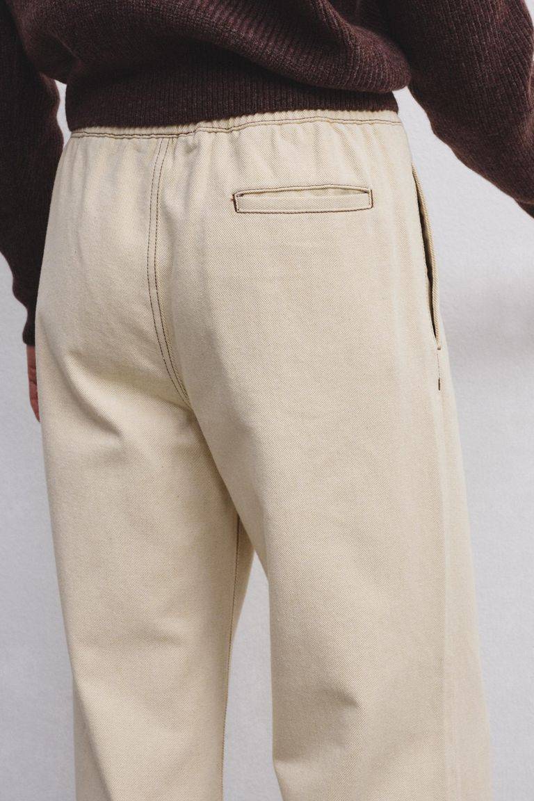 Pomandere Pantalone in bull denim Promozione