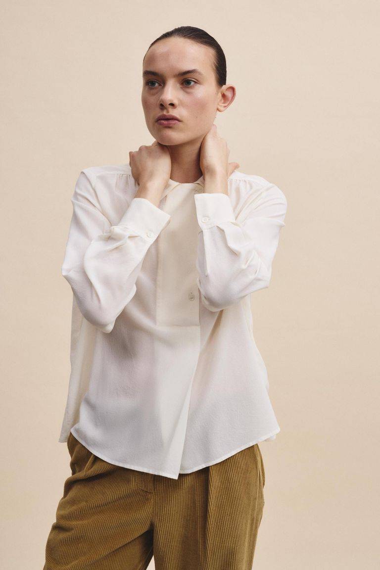 Pomandere Camicia in crepe de chine Qualità Garantita