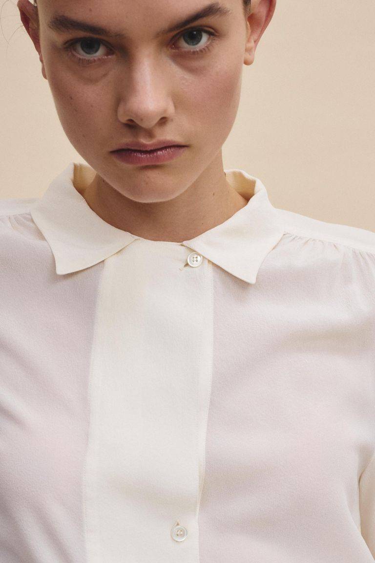Pomandere Camicia in crepe de chine Qualità Garantita