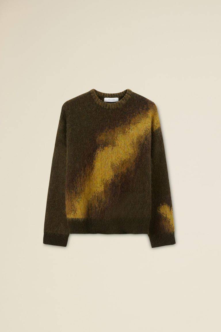 Pomandere Girocollo jacquard in mohair Acquista Ora