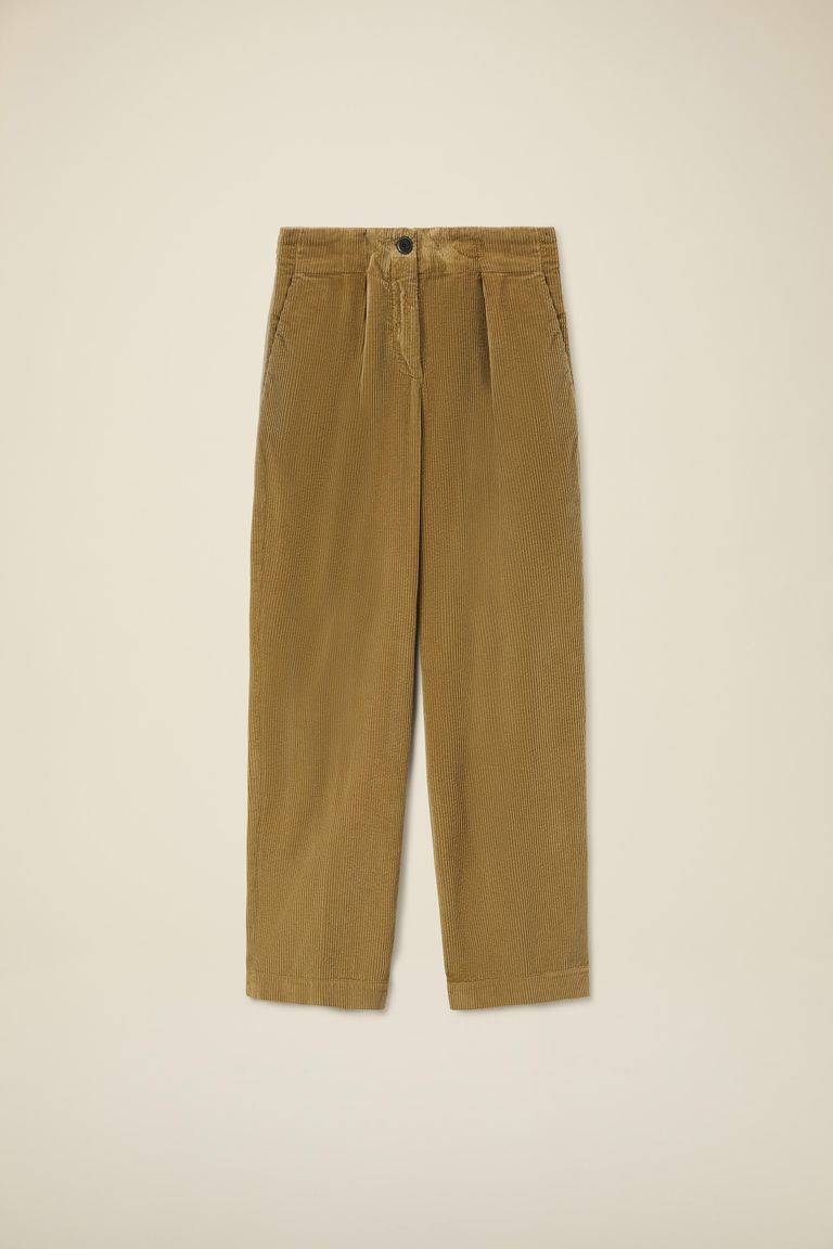 Pomandere Pantalone con pince in velluto a coste Consegna Veloce