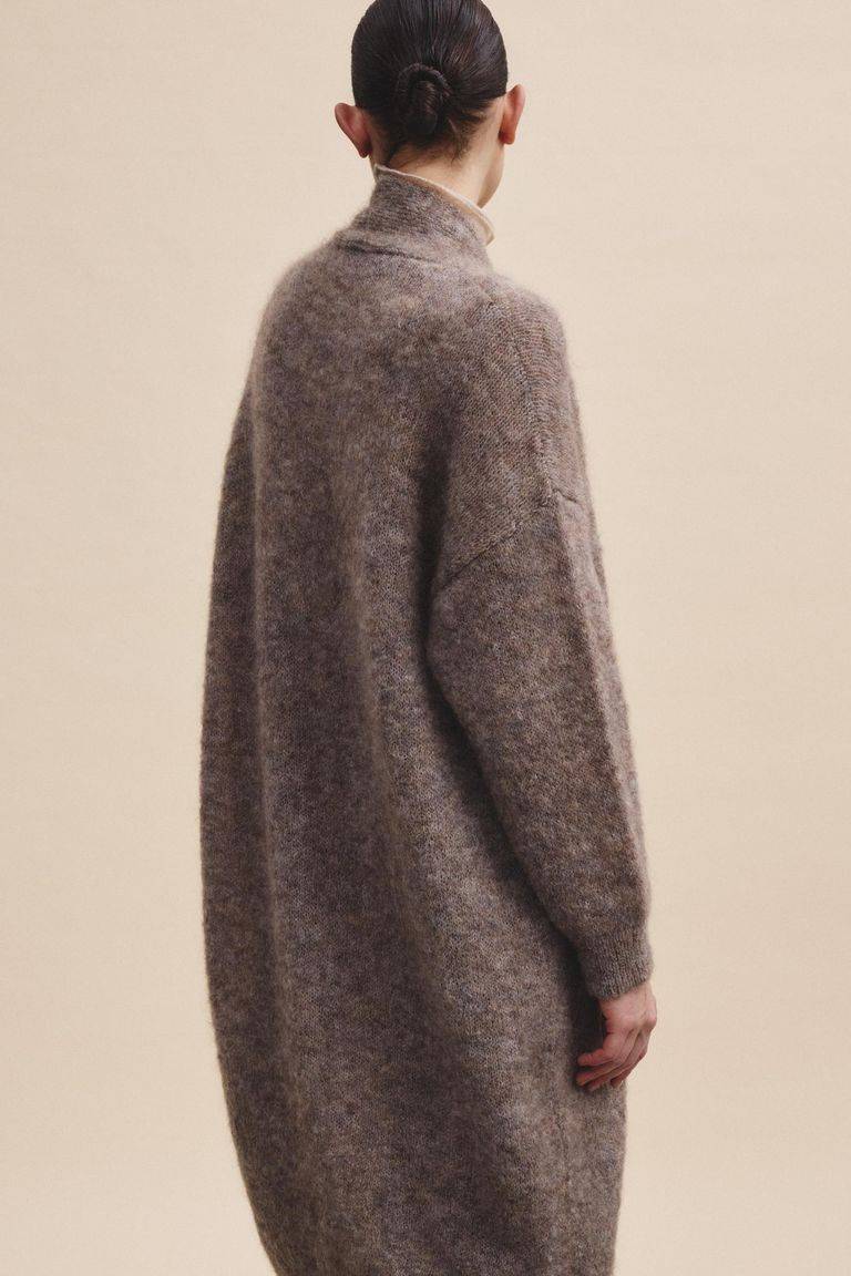Pomandere Cardigan lungo in mohair Fino Al -60%